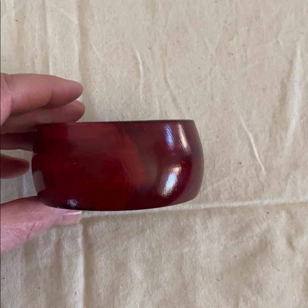 NWOT Wooden Bangle - Picture 2 of 5